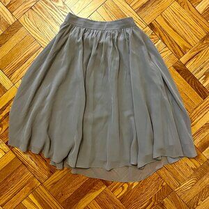 Dark gray midi knee-length skirt size S perfect condition
